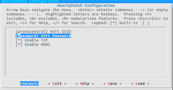 Heartypatch config